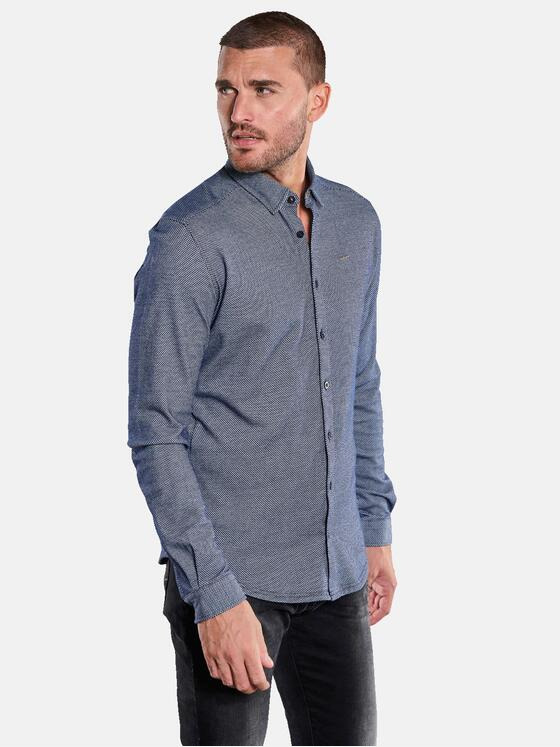 emilio adani Herren Hemd uni Grau 33657