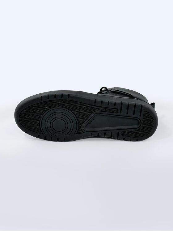 emilio adani Herren Sneaker mit Reißverschluss Schwarz 37414