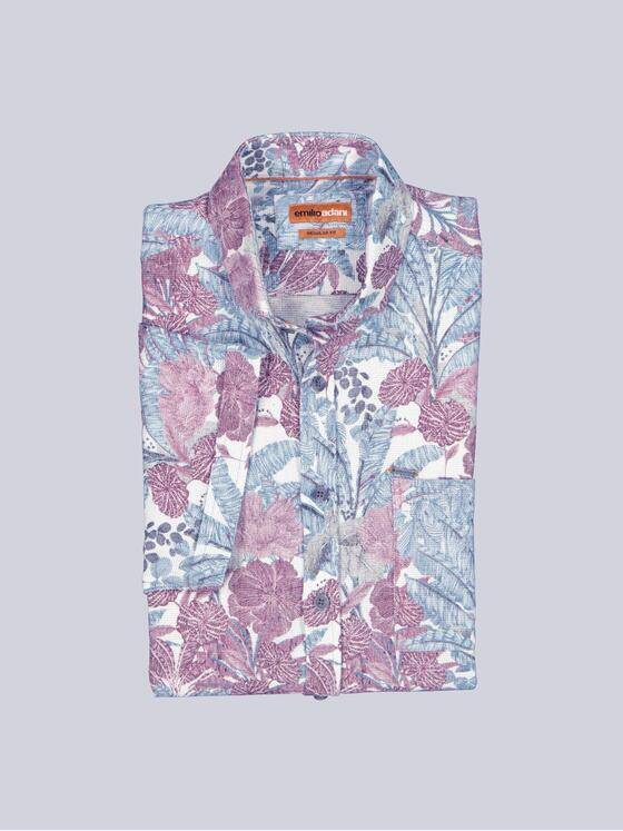 emilio adani Herren Hemd kurzarm Rosa 40701