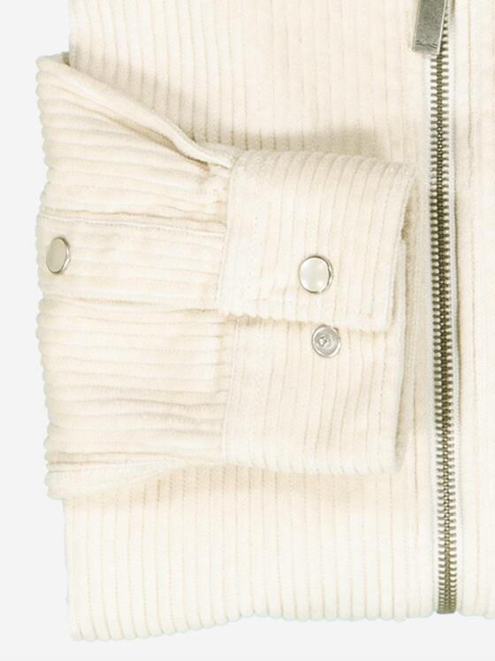 emilio adani Herren Overshirt mit Zipper Beige 37562