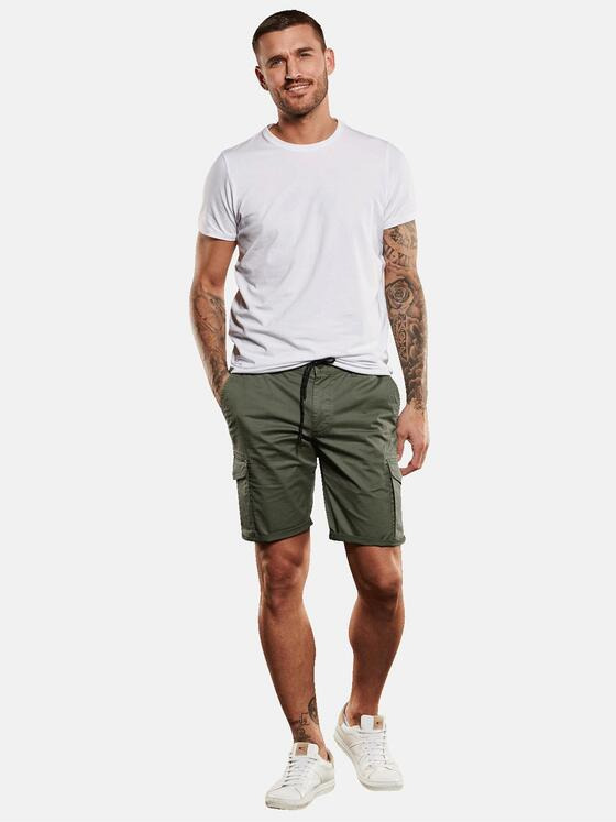 emilio adani Herren Bermuda regular Grün 34995