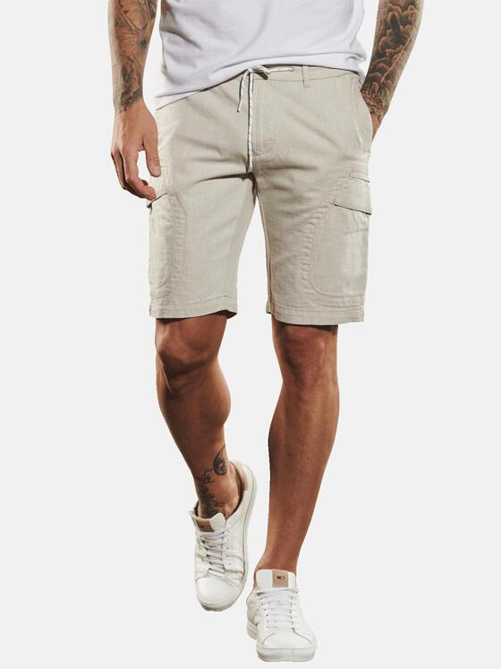 emilio adani Herren Cargo-Bermuda regular Beige 35009