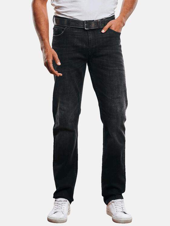 engbers Herren Jeans 5-Pocket Superstretch Schwarz 30832
