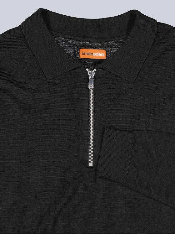 emilio adani Herren Pullover Schwarz 39975