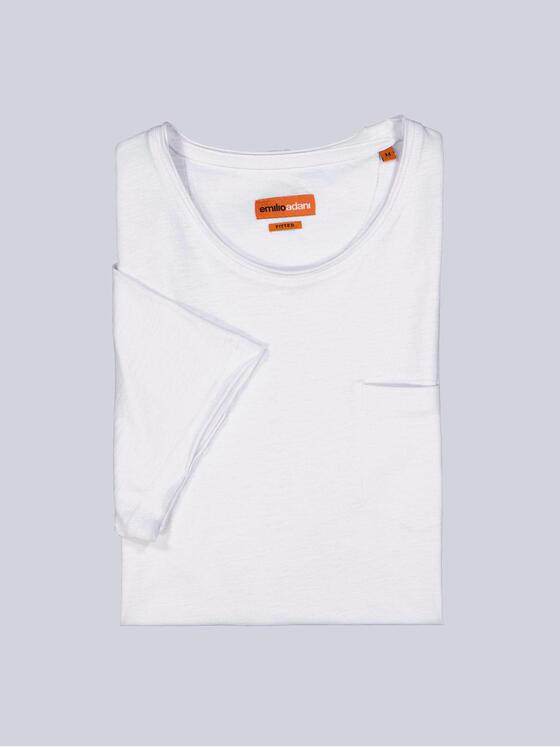 emilio adani Herren Basic-Shirt "My Favorite" Weiß 39517