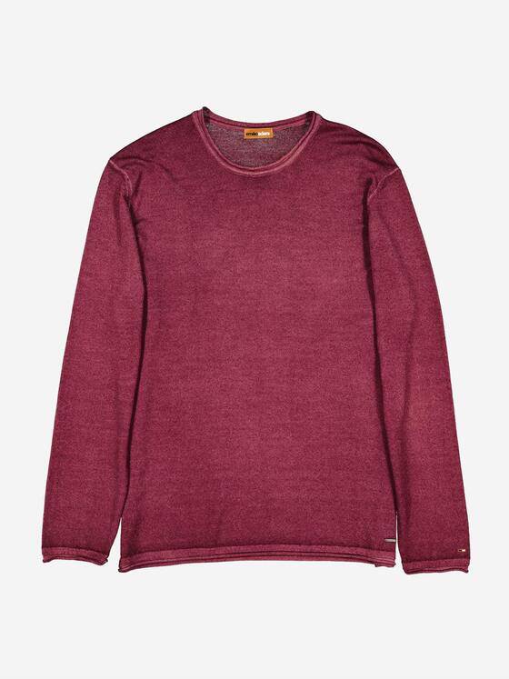 emilio adani Herren Pullover uni Violett 37803