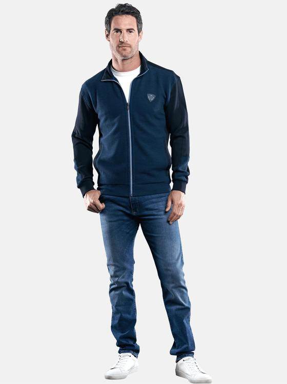 engbers Herren Sportive Sweatjacke Saphirblau 29229