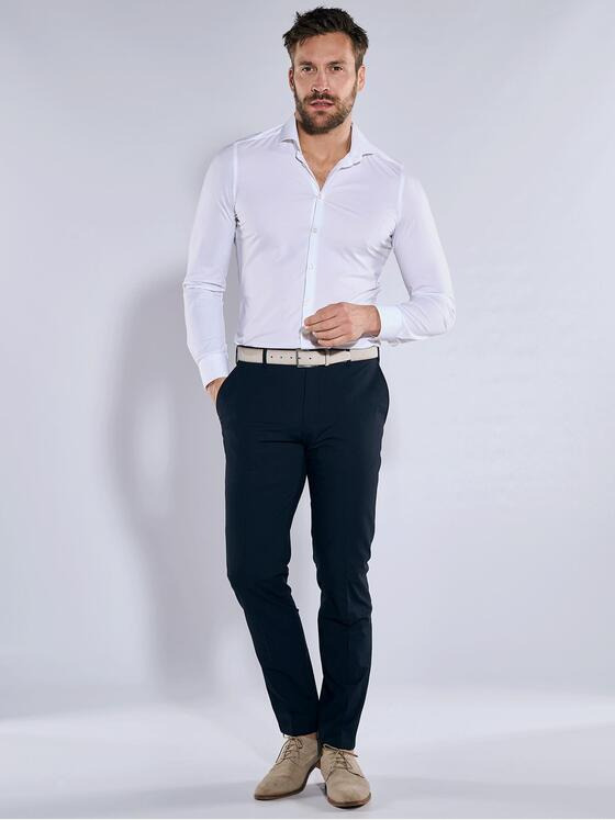 emilio adani Herren Anzug-Hose slim fit Blau 36481