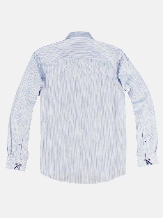 engbers Herren Hemd gemustert Himmelblau 29472