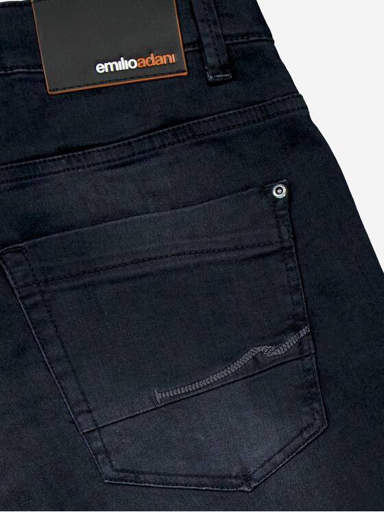 emilio adani Herren Super-Stretch-Jeans slim fit Grau 37359