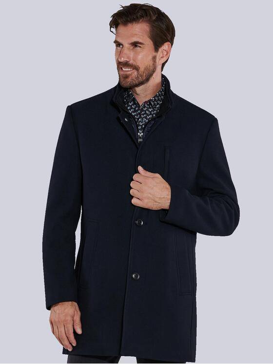 engbers Herren Mantel Blau 35483