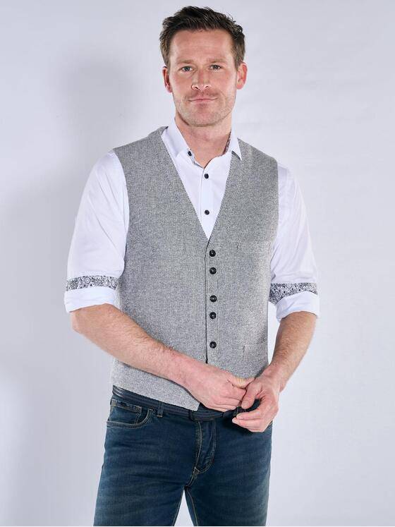engbers Herren Weste Dunkelgrau 40028