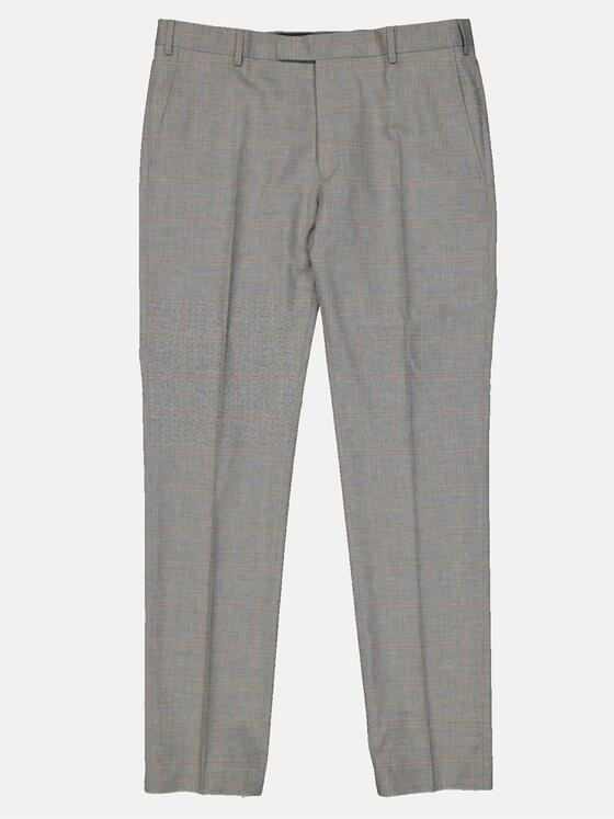 emilio adani Herren Anzug-Hose dezent kariert Grau 32748