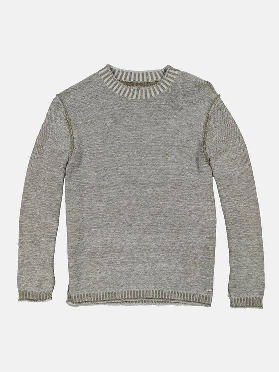 engbers Herren Pullover strukturiert Grau 35735