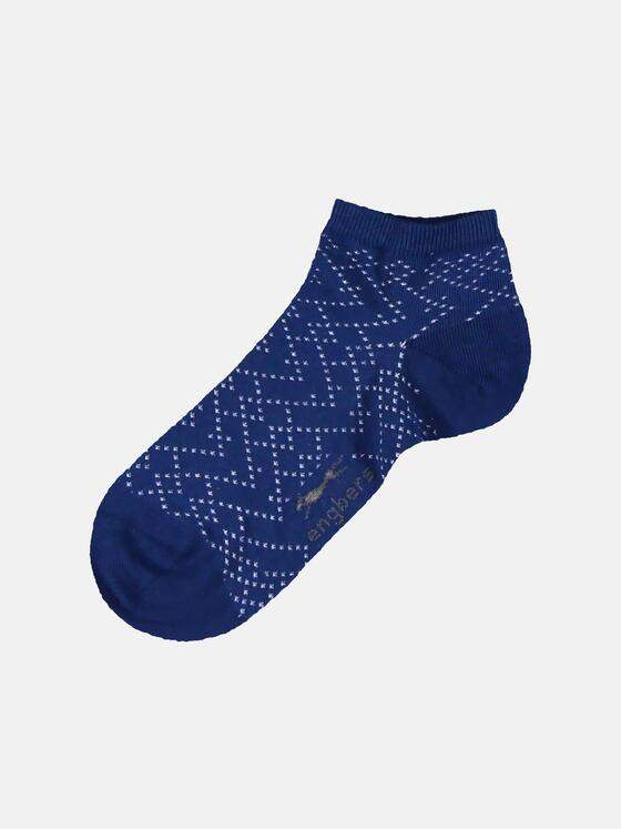 engbers Herren Sneakersocken Blau 29581