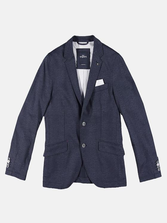 engbers Herren Sportives Karo-Sakko Saphirblau 30221