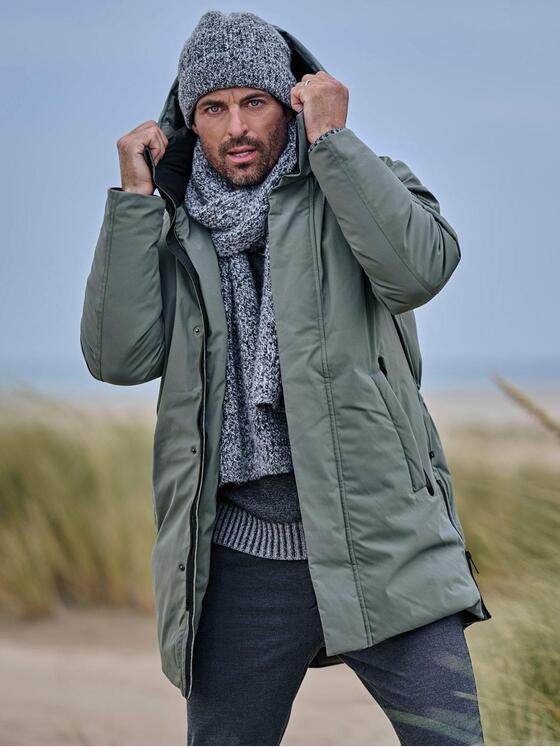 ENGBERS GERMANY Herren Jacke mit Funktionsdetails Gruen 39316