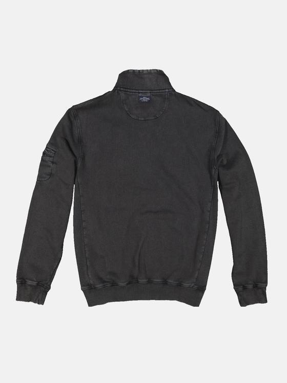 engbers Herren Sweatjacke mit Stehkragen Grau 34126