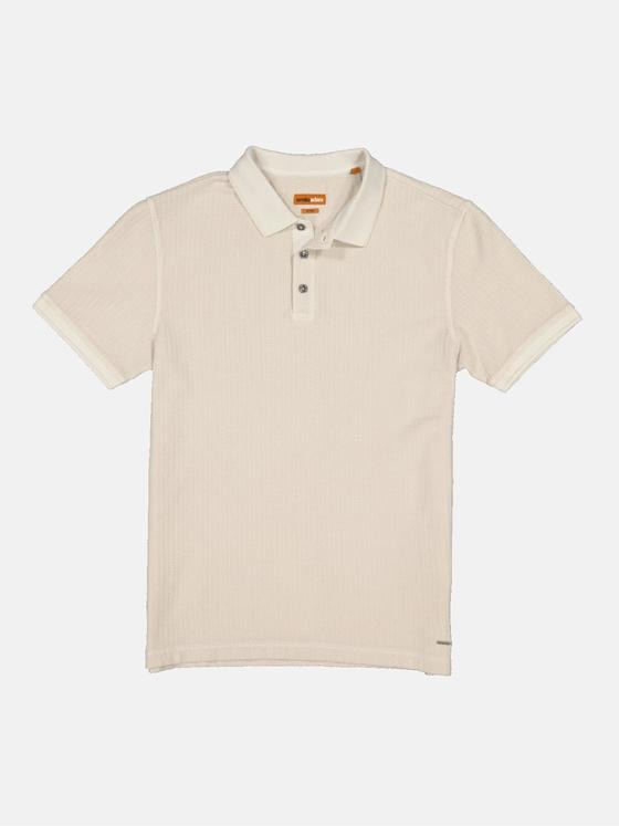 emilio adani Herren Polo-Shirt aus Baumwolle Beige 35103
