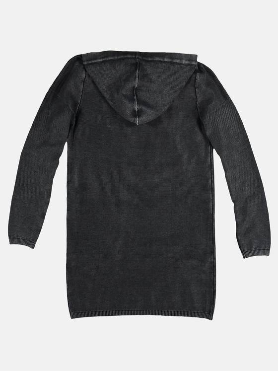 emilio adani Herren modischer Cardigan mit Kapuze Grau 28940