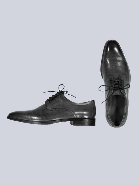 emilio adani Herren Business-Schuh aus Leder Grau 35700