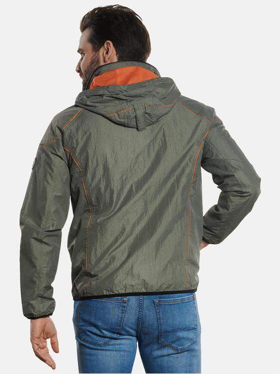 engbers Herren Outdoor-Jacke mit abnehmbarer Kapuze Khaki 32576