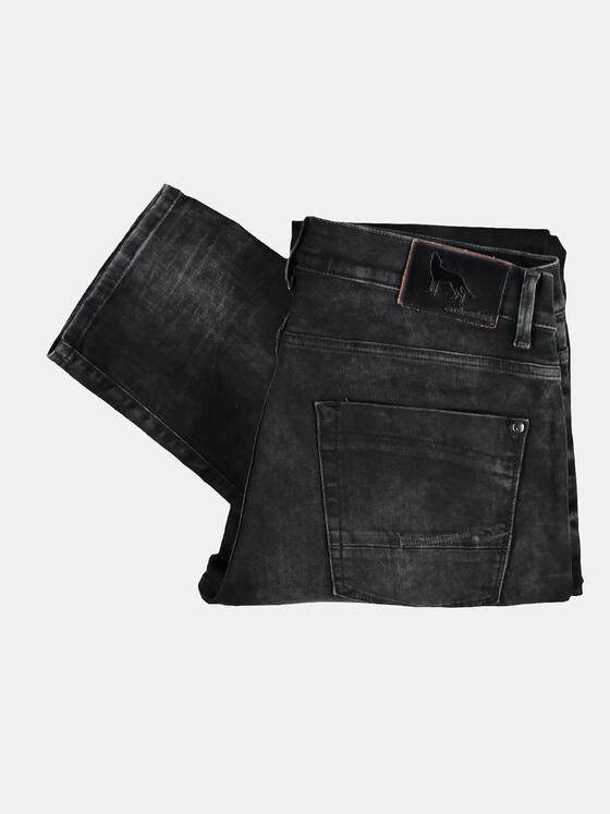 emilio adani Herren super stretch Denim Schwarz 29272
