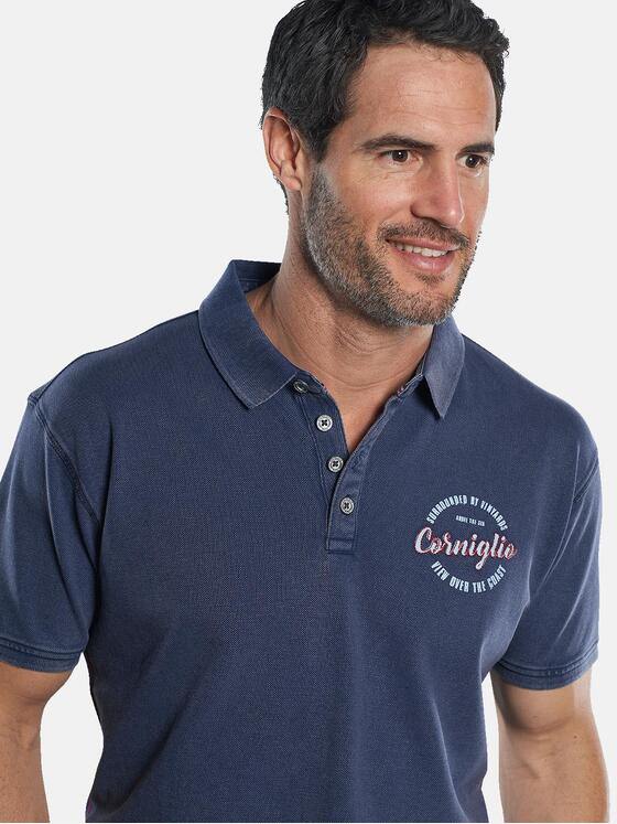 engbers Herren Poloshirt Saphirblau 29808