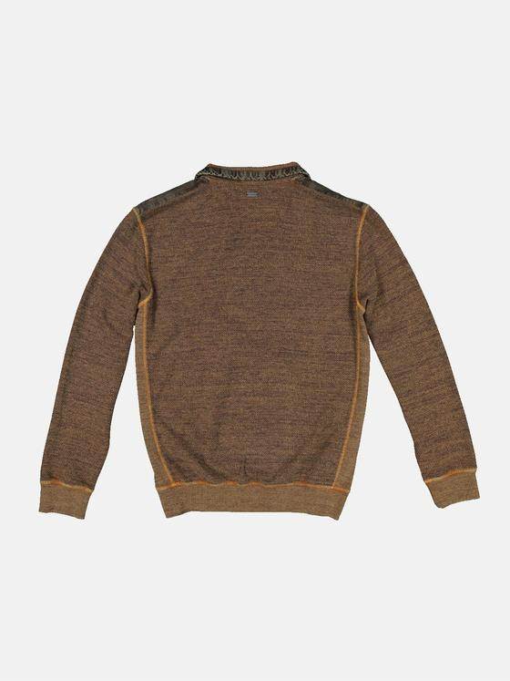 engbers Herren Sweatshirt mit Stehkragen Mandarinorange 33740