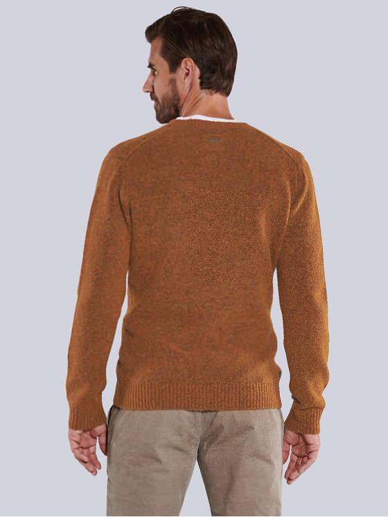 engbers Herren Pullover uni Orange 35852