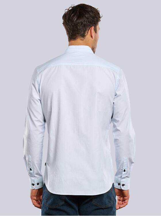engbers Herren Hemd uni Blau 33801