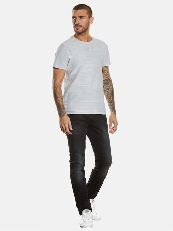 emilio adani Herren T-Shirt strukturiert Grau 34309
