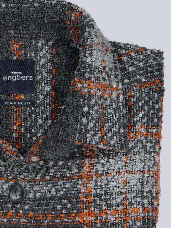 engbers Herren Overshirt in Teddy-Qualität Rostorange 39469