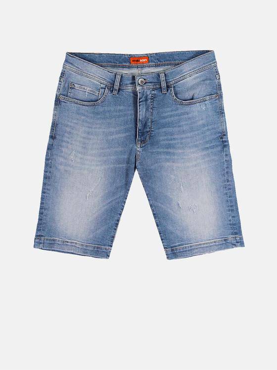 emilio adani Herren Bermuda im Vintage-Design Blau 31620