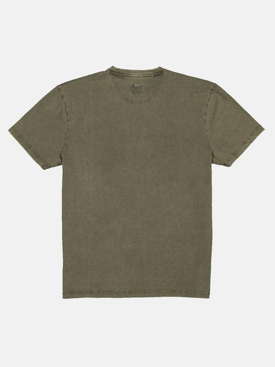 engbers Herren T-Shirt mit Stickerei Khaki 32795
