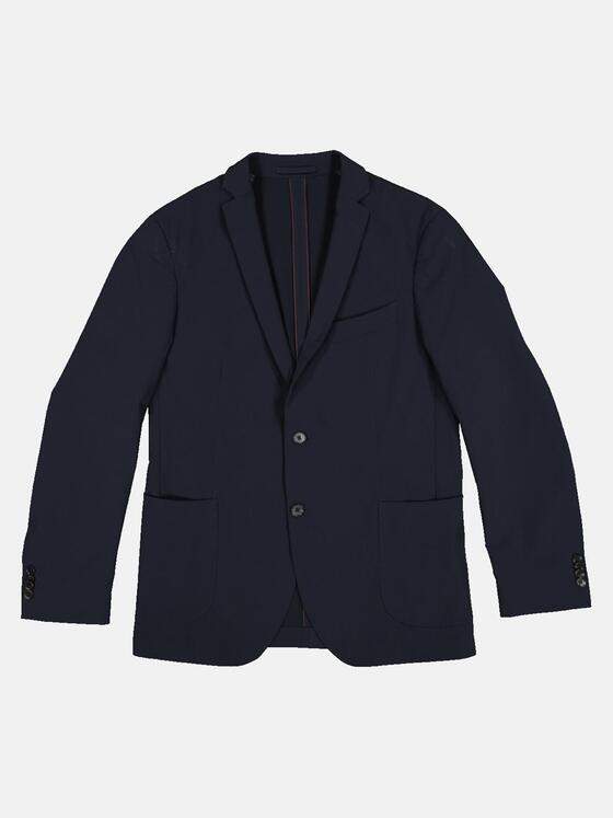 emilio adani Herren Anzug-Sakko slim fit Blau 32743