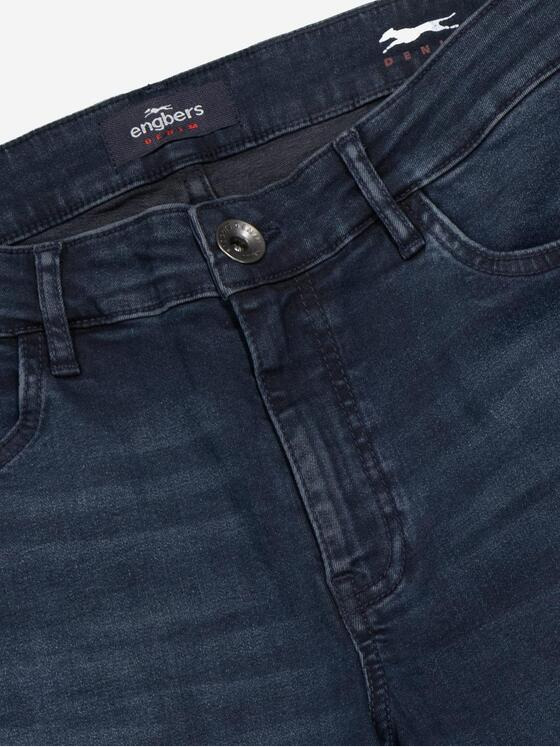 engbers Herren Super-Stretch-Jeans regular Blau 37205