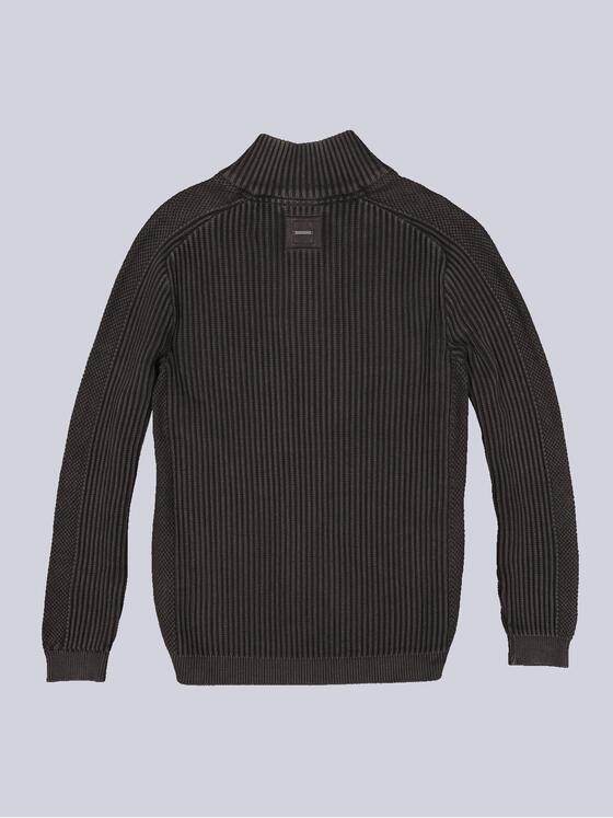 engbers Herren Pullover mit Troyerkragen Dunkelbraun 36093