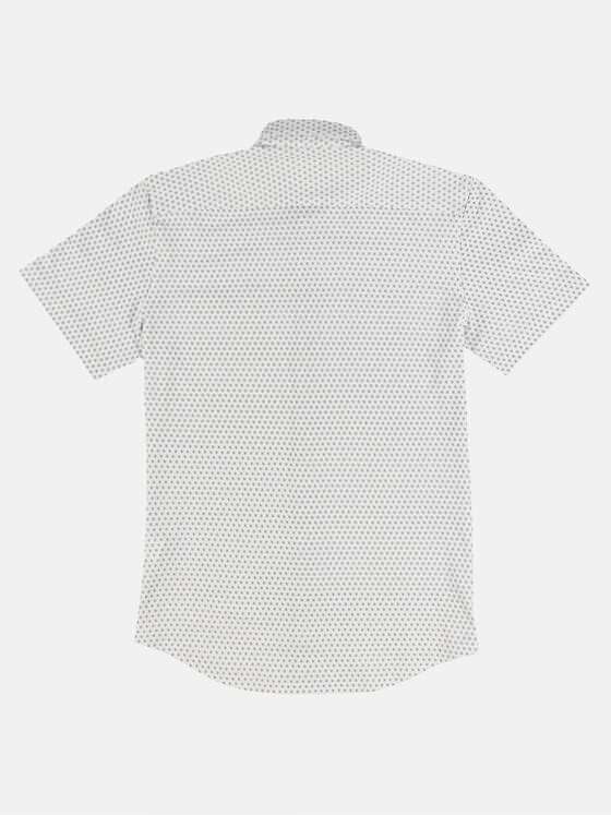emilio adani Herren Smartes Halbarmhemd Beige 31549