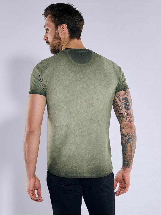 emilio adani Herren T-Shirt slim fit Grün 36787