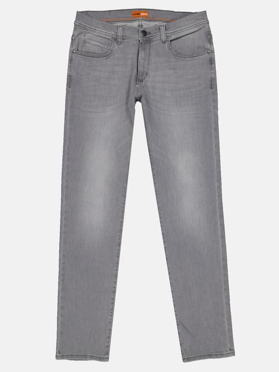 emilio adani Herren Super-Stretch-Denim mit nachhaltiger Baumwolle Grau 33513