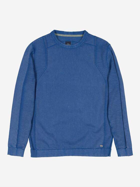 engbers Herren Pullover uni Blau 37336
