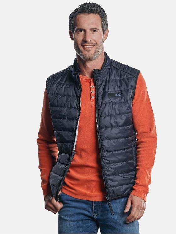 engbers Herren Modische Steppweste Saphirblau 29055