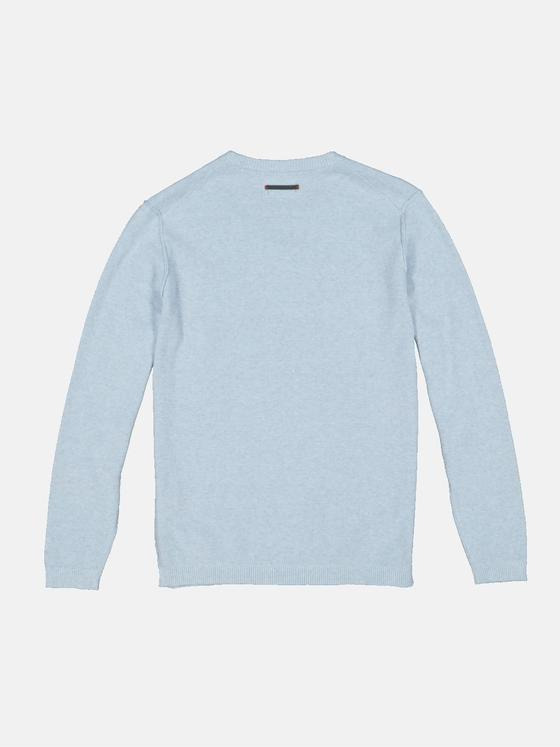 emilio adani Herren Pullover uni Blau 36275