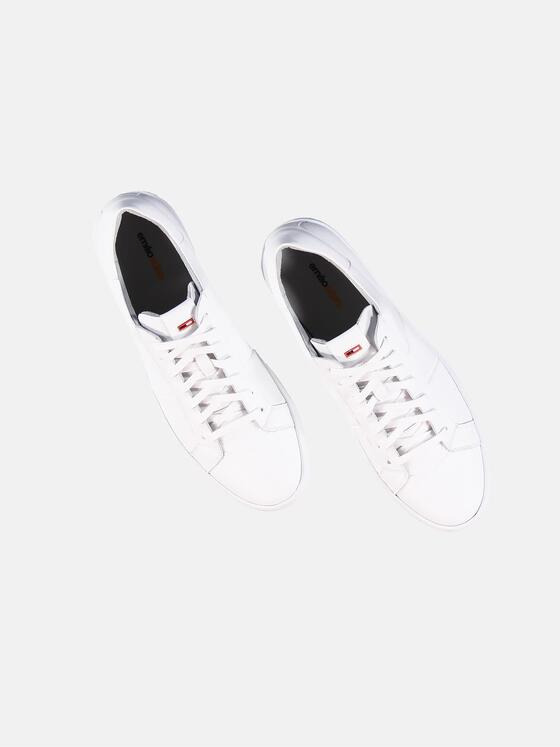 emilio adani Herren Modischer Low-Cut Sneaker Weiß 30180