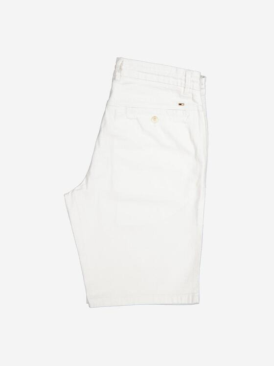 emilio adani Herren Chino-Bermuda regular Weiß 37050