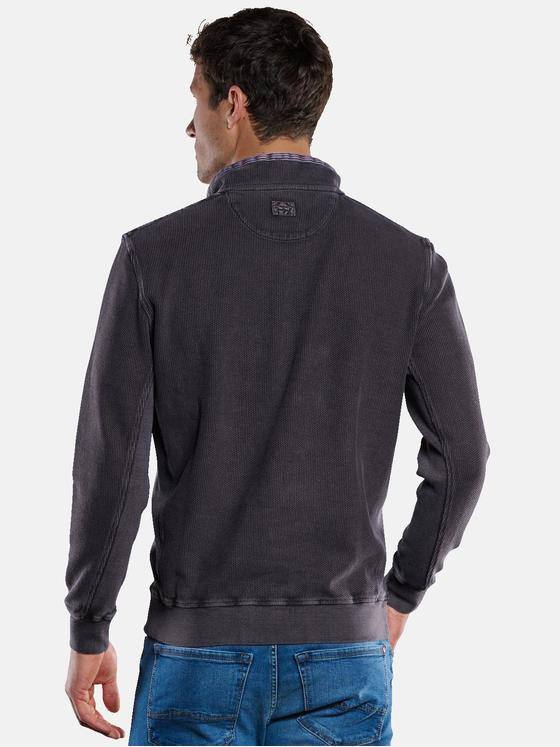 engbers Herren Sweatshirt Stehkragen Schwarz 33739