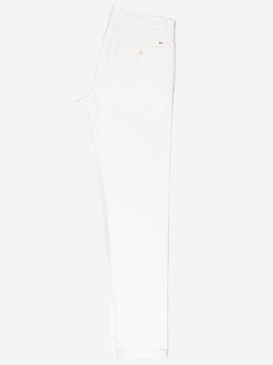 emilio adani Herren Chino slim fit Weiß 37061