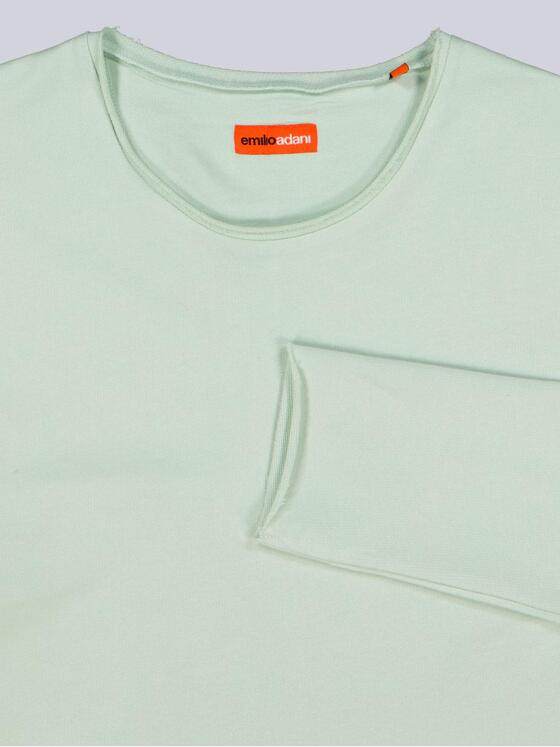 emilio adani Herren Rundhals Shirt Hellgruen 40425