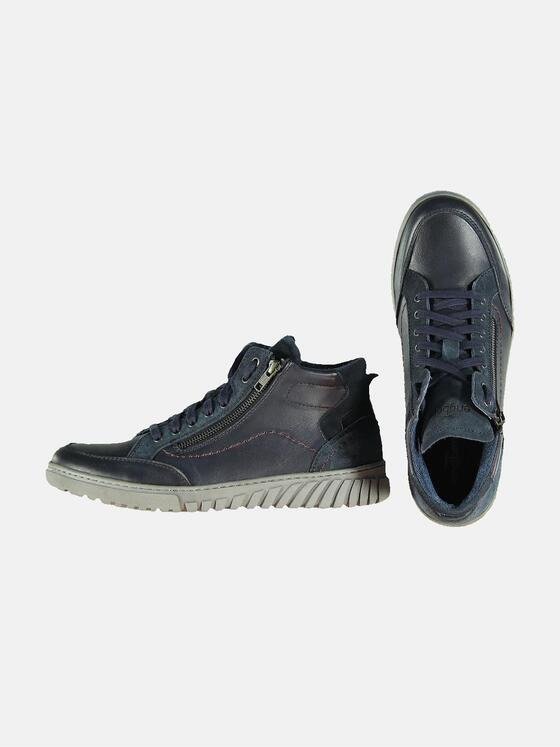 engbers Herren High-Sneaker mit Reißverschluss Saphirblau 31942
